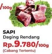 Promo Harga Daging Rendang Sapi Sapi per 100 gr - Yogya