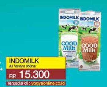 Promo Harga Indomilk Susu UHT All Variants 950 ml - Yogya