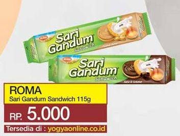 Promo Harga ROMA Sari Gandum 115 gr - Yogya