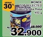 Promo Harga MONDE Top Selected Biscuits 450 gr - Giant