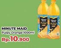 Promo Harga Minute Maid Juice Pulpy Orange 1000 ml - Yogya