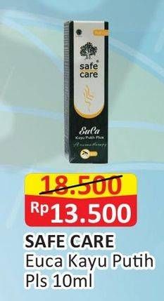 Promo Harga SAFE CARE Euca Kayu Putih Plus Aromatherapy 10 ml - Alfamart