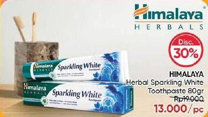 Promo Harga Himalaya Toothpaste Sparkling White 80 gr - Guardian
