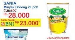 Promo Harga SANIA Minyak Goreng 2000 ml - Indomaret