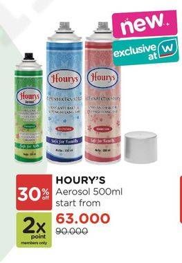 Promo Harga HOURYS Disinfectant Spray 500 ml - Watsons