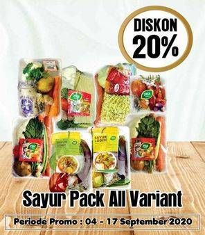 Promo Harga Sayur Pack All Variants  - Yogya