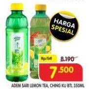 Promo Harga Adem Sari Ching Ku Madu Lemon Tea, Herbal Lemon, Herbal Tea, Sensacools, Sparkling Herbal Lemon 350 ml - Superindo