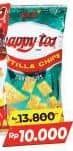 Promo Harga Happy Tos Tortilla Chips Hijau 160 gr - Alfamart