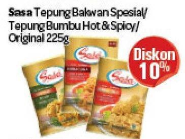 Promo Harga Sasa Tepung Bumbu Bakwan Spesial, Hot Spicy, Original 22 gr - Carrefour