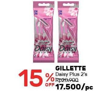 Promo Harga GILLETTE Daisy Plus 2 pcs - Guardian