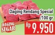 Promo Harga Daging Rendang Sapi Spesial per 100 gr - Hypermart