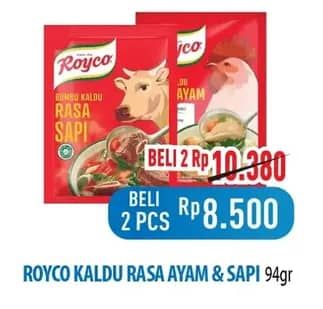 Promo Harga Royco Penyedap Rasa Ayam, Sapi 94 gr - Hypermart