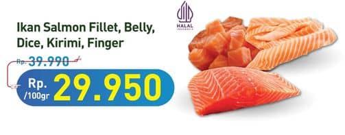 Salmon  Diskon 25%, Harga Promo Rp29.950, Harga Normal Rp39.990