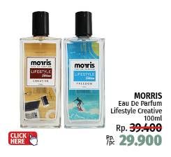 Promo Harga Morris Lifestyle Edition Creative 100 ml - LotteMart