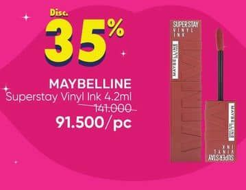 Promo Harga Maybelline Superstay Vinyl Ink  - Guardian