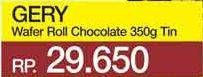 Promo Harga GERY Wafer Roll Chocolate 350 gr - Yogya