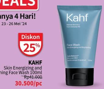 Promo Harga Kahf Face Wash Skin Energizing And Brightening 100 ml - Guardian