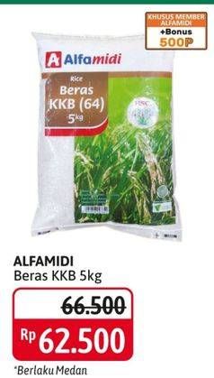 Promo Harga Alfamidi Beras KKB (64) 5000 gr - Alfamidi