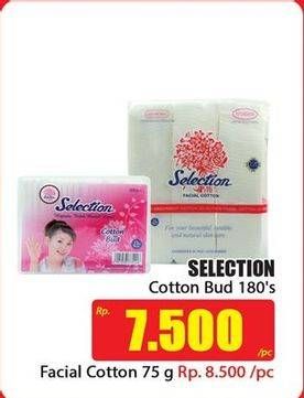 Promo Harga SELECTION Cotton Bud 180 pcs - Hari Hari