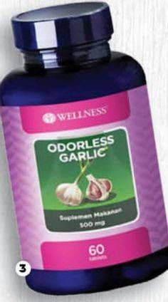 Promo Harga WELLNESS Odorless Garlic 60 pcs - Guardian