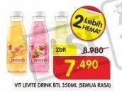 Promo Harga VIT LEVITE Minuman Sari Buah All Variants per 2 botol 350 ml - Superindo