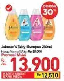 Promo Harga JOHNSONS Baby Shampoo 200 ml - Carrefour