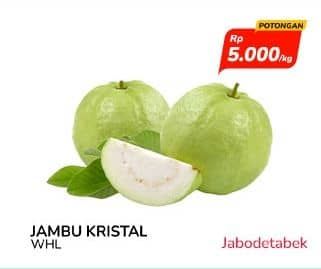 Jambu Kristal  Harga Promo Rp-5.000, WHL, Indomaret Fresh