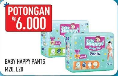 Promo Harga Baby Happy Body Fit Pants M20, L20  - Hypermart