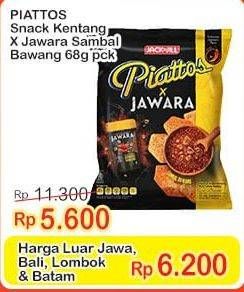 Promo Harga Piattos Snack Kentang Jawara Sambal Bawang 70 gr - Indomaret