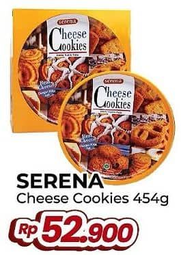 Promo Harga Serena Cheese Cookies 454 gr - Yogya