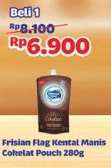 Promo Harga FRISIAN FLAG Susu Kental Manis Cokelat 280 gr - Indomaret