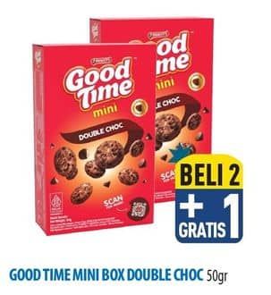 Promo Harga Good Time Mini Cookies Double Chocolate 50 gr - Hypermart