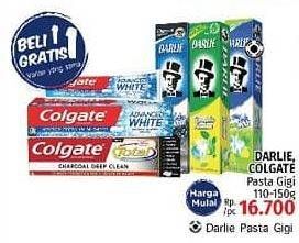 Promo Harga DARLIE/COLGATE Pasta Gigi 110 - 150gr  - LotteMart