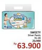 Promo Harga Sweety Silver Pants XL26 26 pcs - Alfamidi