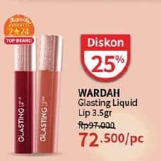 Promo Harga Wardah Glasting Liquid Lip  - Guardian