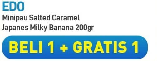 Promo Harga EDO Mini Pau Salted Caramel, Japanese Milky Banana 200 gr - Hypermart