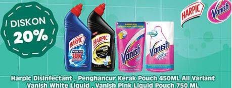Promo Harga Harpic Disinfectant/Penghancur Kerak/Vanish   - Hypermart