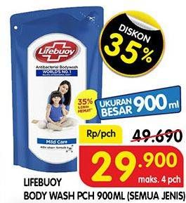 Promo Harga LIFEBUOY Body Wash All Variants 900 ml - Superindo