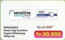 Promo Harga Pepsodent Pasta Gigi Sensitive Expert Whitening 100 gr - Indomaret