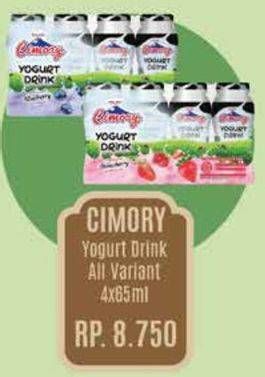 Promo Harga Cimory Yogurt Drink All Variants per 4 botol 70 ml - Yogya