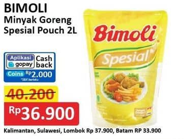 Promo Harga Bimoli Minyak Goreng Spesial 2000 ml - Alfamart