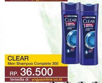 Promo Harga CLEAR Men Shampoo Anti Dandruff Complete Care 320 ml - Yogya