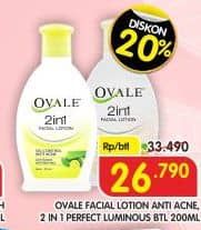 Promo Harga Ovale Facial Lotion Anti Acne, Perfect Luminous 200 ml - Superindo