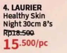 Promo Harga Laurier Healthy Skin Night Wing 30cm 8 pcs - Guardian