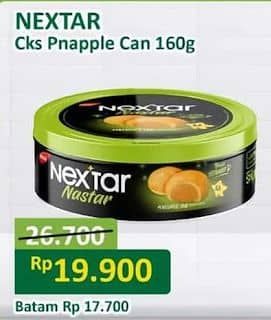 Promo Harga Nabati Nextar Cookies Nastar Pineapple Jam 171 gr - Alfamart