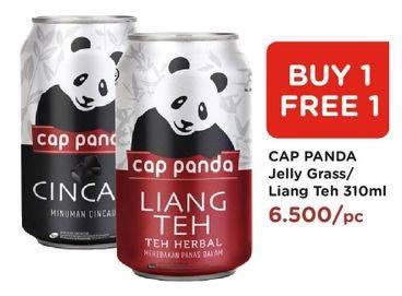 Promo Harga CAP PANDA Minuman Kesehatan Liang Teh, Cincau 310 ml - Watsons