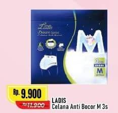 Promo Harga Makuku Ladis Celana Anti Bocor M3 3 pcs - Alfamart
