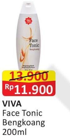 Promo Harga VIVA Face Tonic Bengkoang 200 ml - Alfamart