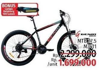 Promo Harga GENIO Mountain Bike MTB 27.5" M3411  - LotteMart