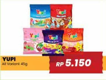 Promo Harga Yupi Candy All Variants 45 gr - Yogya